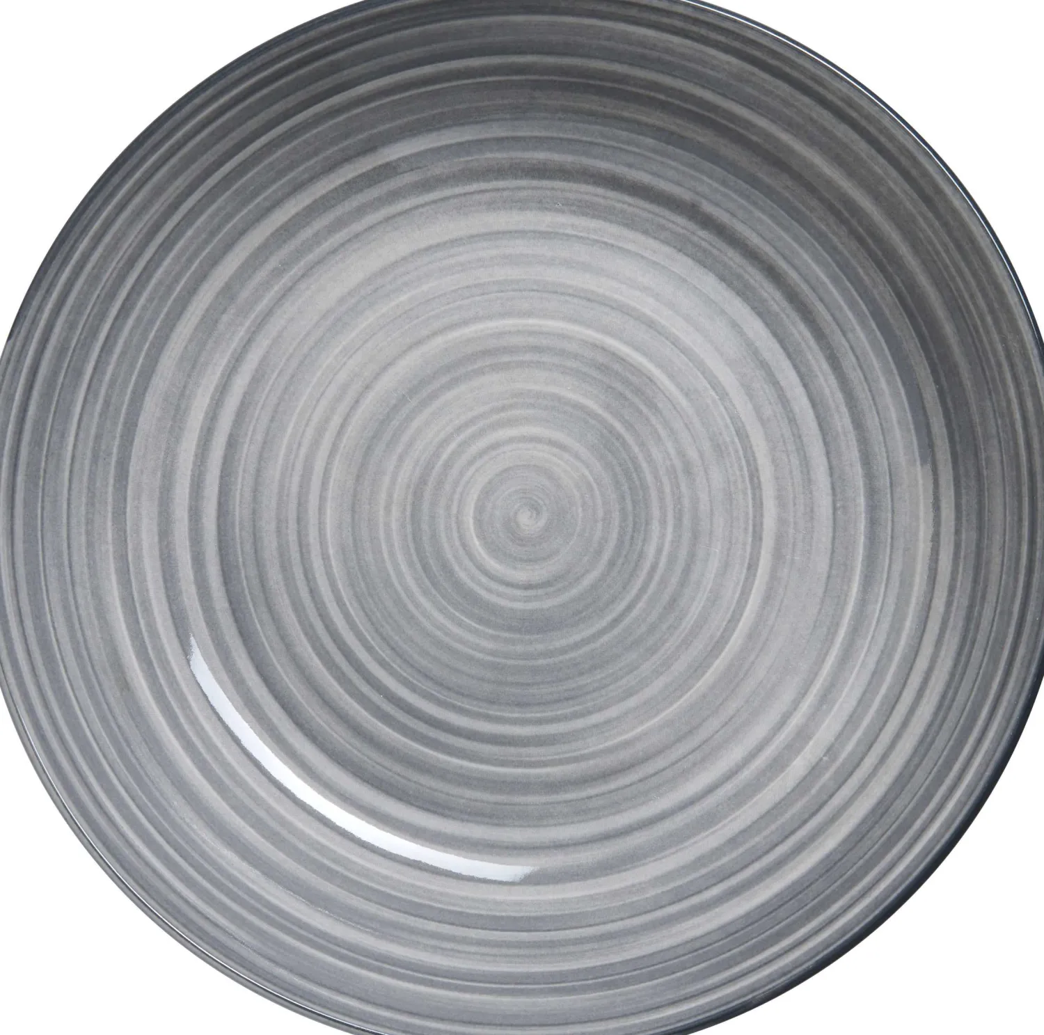 New Suppenteller Sendai Wirbel | 20 cm | grau Teller