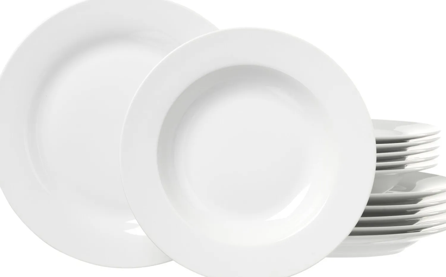 Discount Tafelservice Bianco | 12-teilig | weiss Service