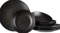 Outlet Tafelservice Kitwe | 8-teilig | schwarz Set