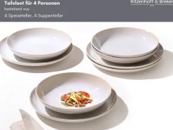 Tafelservice Laredo | 8-teilig | creme Set