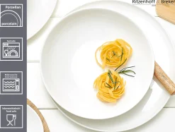 Discount Tafelservice Skagen | 12-teilig | weiss Service