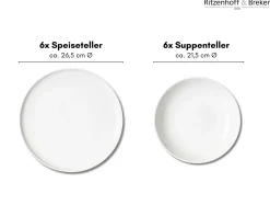 Discount Tafelservice Skagen | 12-teilig | weiss Service