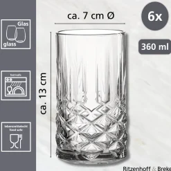 Clearance Trinkglas Capri | 360 ml Glas