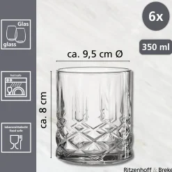 Sale Trinkglas Capri | 350 ml Glas