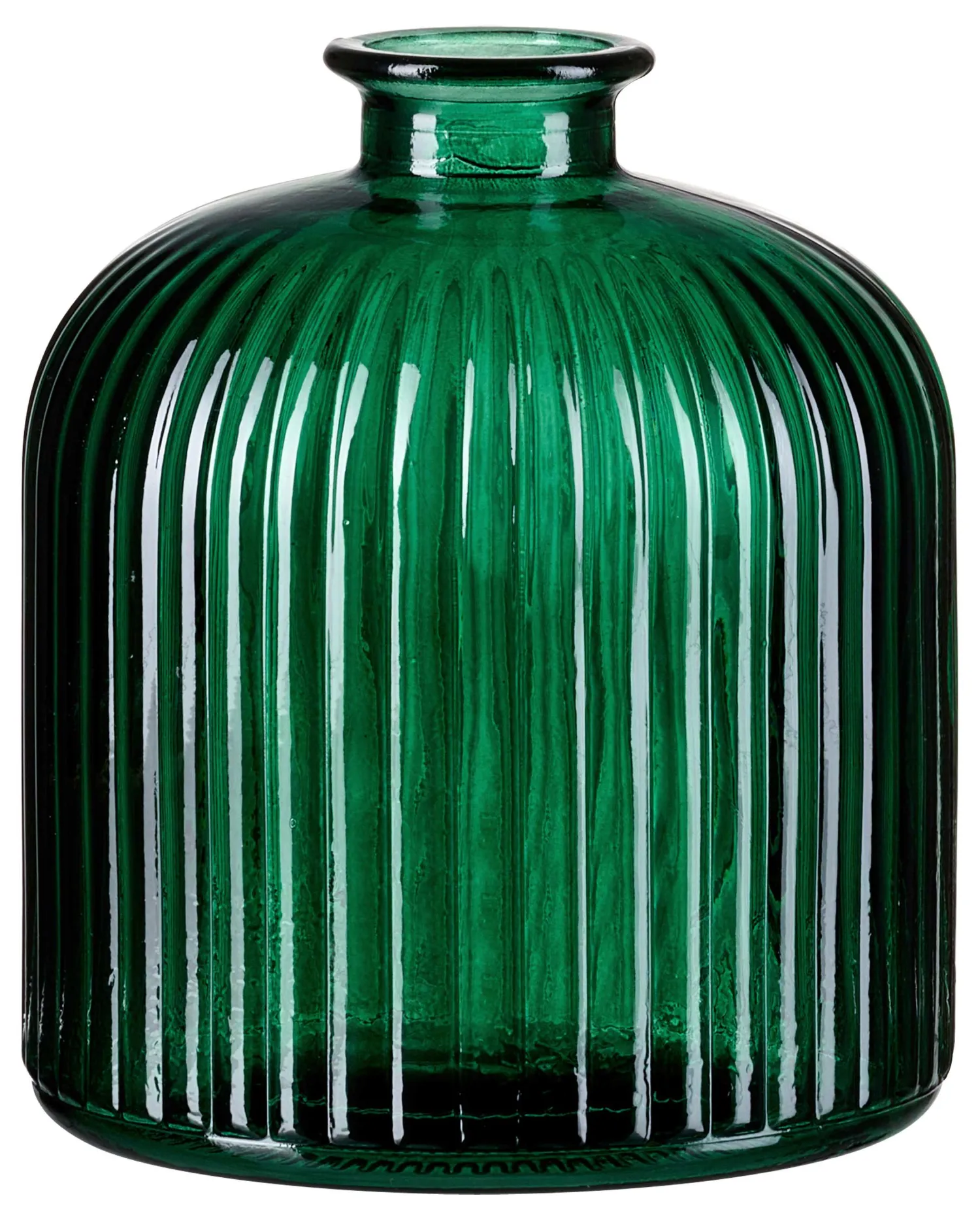New Vase Guyana Stripes | 14 x 14 x 17,5 cm | jade Vase