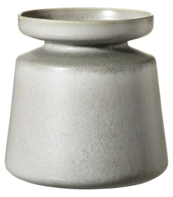 Vase Imperia | 24 x 24 x 24,5 cm | grau | bauchig Vase