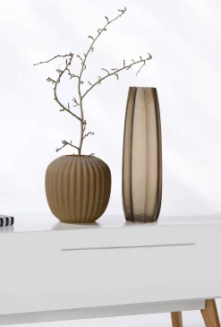 Online Vase Laura | 13,5 x 13,5 x 44 cm | braun Vase