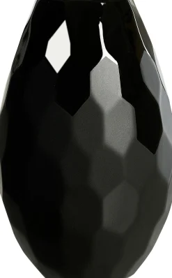 Outlet Vase Onyx | 16 x 16 x 26 cm | schwarz | bauchig Vase