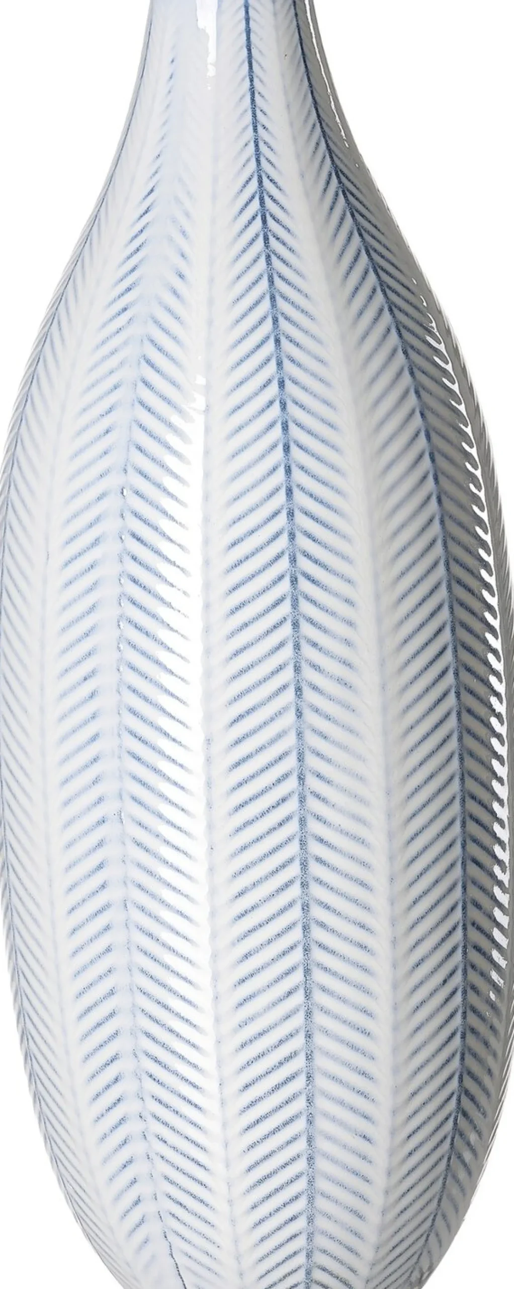 Vase Reef | 16 x 16 x 40 cm | blau Vase