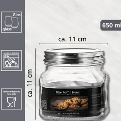 Sale Vorratsdose Vio | 650 ml | eckig Dose