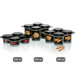 Best Vorratsgläser-Set Mara | 4-teilig | 230 ml Vorratsgläser-Set