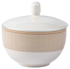 Zuckerdose Geo | 9 x 9 x 7 cm | weiss Zuckerdose
